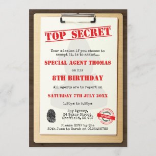 Invitation orientée de fête d'anniversaire