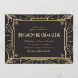 Invitation orientée de partie de pendaison de 1920<br><div class="desc">Invitations de pendaison de crémaillère sur le thème du millésime 1920 qui peuvent être personnalisés avec votre texte. Visitez le magasin d'impression d'origami les invitations plus de pendaison de crémaillère!</div>