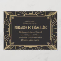 Invitation orientée de partie de pendaison de 1920