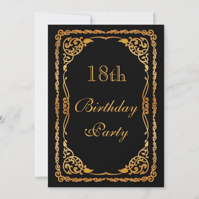 Invitation Ornat d'or des vents 18e anniversaire (Devant)