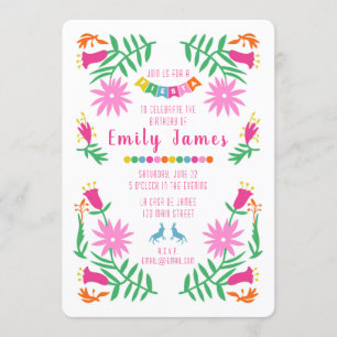 Invitation Otomi Imprimer Fiesta Anniversaire