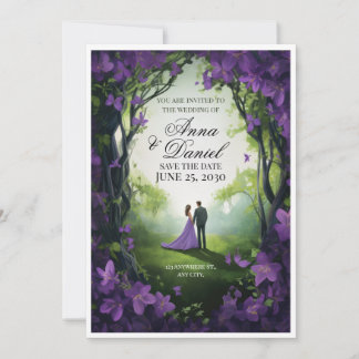 Invitation Où l'élégance rencontre l'amour éternel Mariage