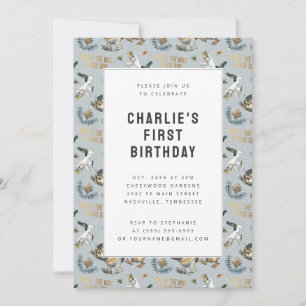 Invitation Où les choses sauvages sont Motifs 1er anniversair