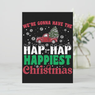 Invitation Où Vont Avoir Le Hap Hap Happy Plus Joyeux Noël