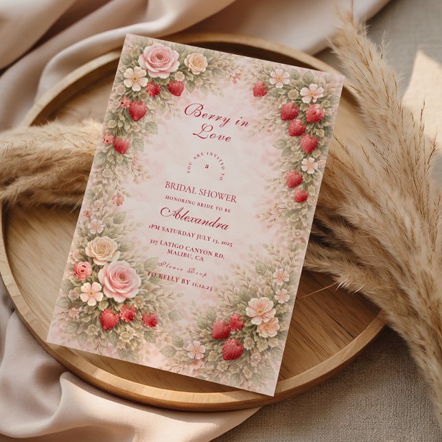 Invitation Our Little Strawberry Love (Créateur téléchargé)