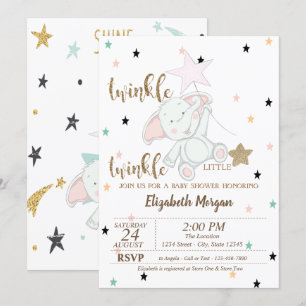 Invitation Ours de bébé, Twinkle Twinkle Little Star Baby sho