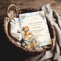 Ours en peluche enchanté Voyage Baby Shower