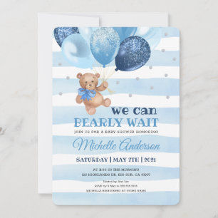 Invitation Ours en peluche que nous pouvons à peine attendre