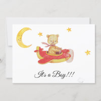 *~* Ours En Teddy Simple Avion Rouge Bébé Garçon D