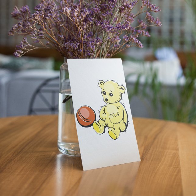 Invitation Ours Jaune Teddy (Créateur téléchargé)