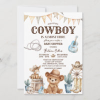 Ours Petite Fête de Naissance de Cowboy Far West
