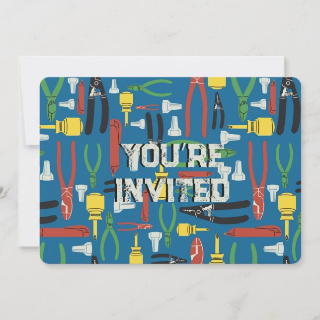 Invitation Outils électriques du commerce (Devant)