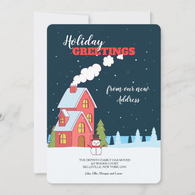 Invitation Ouverture de la nuit d'hiver (Devant)