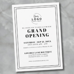 Invitation Ouverture officielle de Simple Logo Business