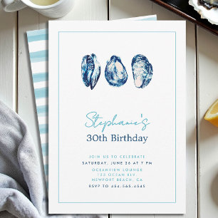 Invitation Oyster Frame Plage nautique Océan 30e anniversaire
