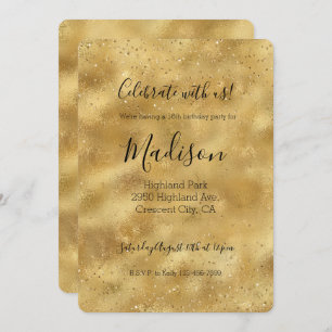 Invitation Paillette confeti sparkle