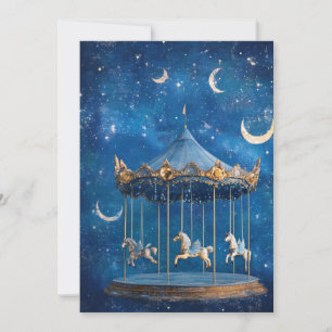 Invitation Paillette Magique Magie de Lune
