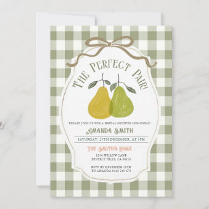 Invitation paire parfaite Pear nuptiale