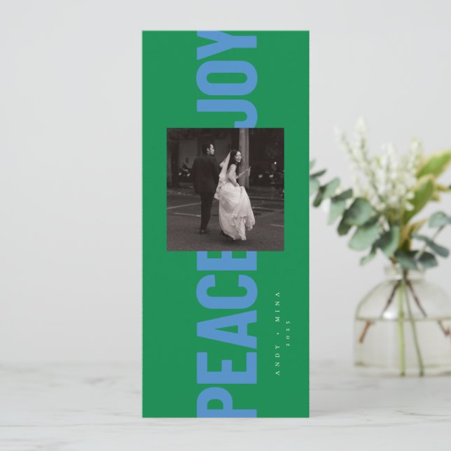 Invitation Paix et joie (Debout devant)