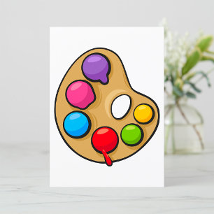 Invitation Palette d'art Peintres