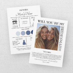 Invitation Palette de Couleurs Proposition de Demoiselle d'Ho