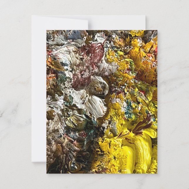 Invitation Palette de l'artiste #1 (Devant)