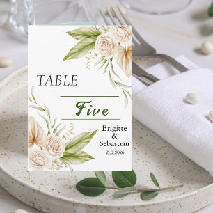 Invitation Pampas Delicate de Boho plié Mariage photo Non
