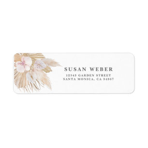 Invitation Pampas Grass