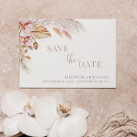 Pampas Grass Blush Pink Floral Enregistrer la cart