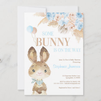 Invitation Pampas Grass Bohemian Tropical Desert Baby shower