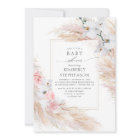 Pampas Grass et Orchidées Blanches Baby shower exo