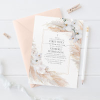 Pampas Grass et Orchidées Blanches Première commun