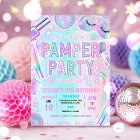 Pamper Party Glow Pastel Spa Maquillage fête d'ann