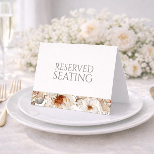 Invitation Pancarte de table de mariage avec places réservées
