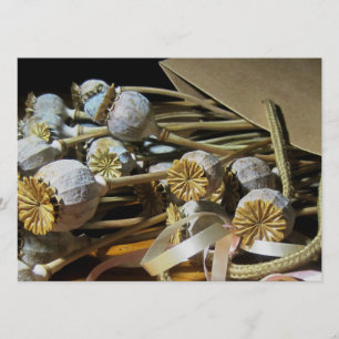 Invitation Paniers à fleurs séchés