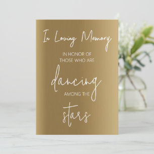 Invitation Panneau de danse Modèle, tongs Mariage chic