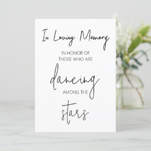 Invitation Panneau de danse Modèle, tongs Mariage chic