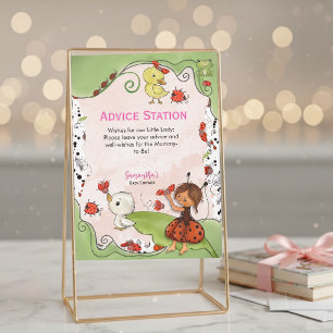 Invitation Panneau de la Station de Conseils Baby Shower Ja