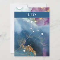 Panneau de la table Leo Aquarelle céleste Thème