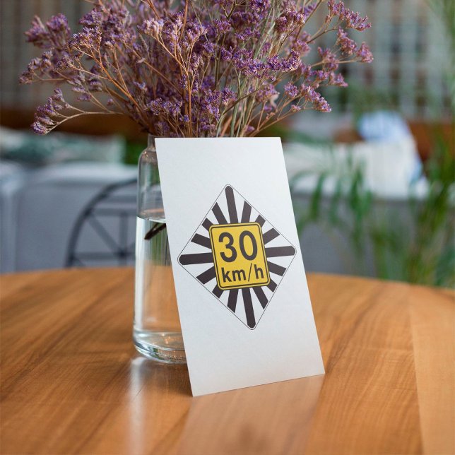 Invitation Panneau de signalisation Limite de vite (Créateur téléchargé)