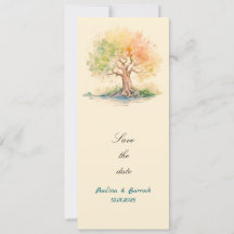 panneau d'invitation de piédestal d'arbre futurist