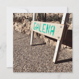 Invitation panneau latéral de galène