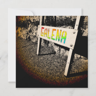 Invitation panneau latéral de galène