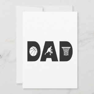 Invitation Papa Basket Fête des Pères Cadeau Basket 