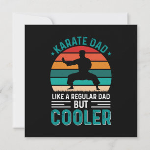 Invitation Papa de karaté