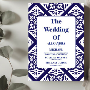 Invitation Papel Picado Fleurs en fleurs Mariage de style mex