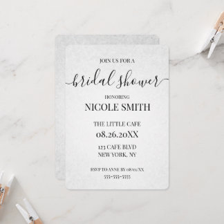 Invitation Papeterie de mariage calligraphiée texturée person