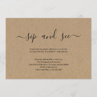 Papier Kraft neutre pour le genre Sip and See