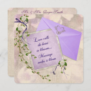 Invitation Papier mariage