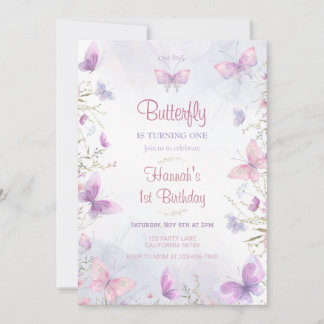 Invitation Papillon Invitation Anniversaire Papill